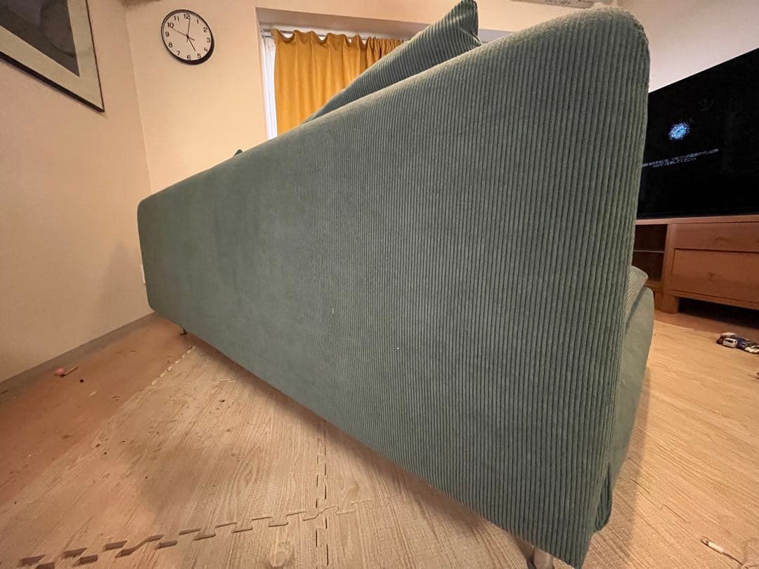 直接引き取り希望　【IKEA】SÖDERHAMNソーデルハムン　グレーターコイズ