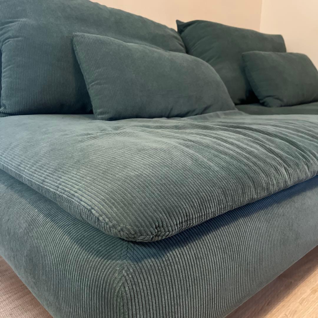 直接引き取り希望　【IKEA】SÖDERHAMNソーデルハムン　グレーターコイズ