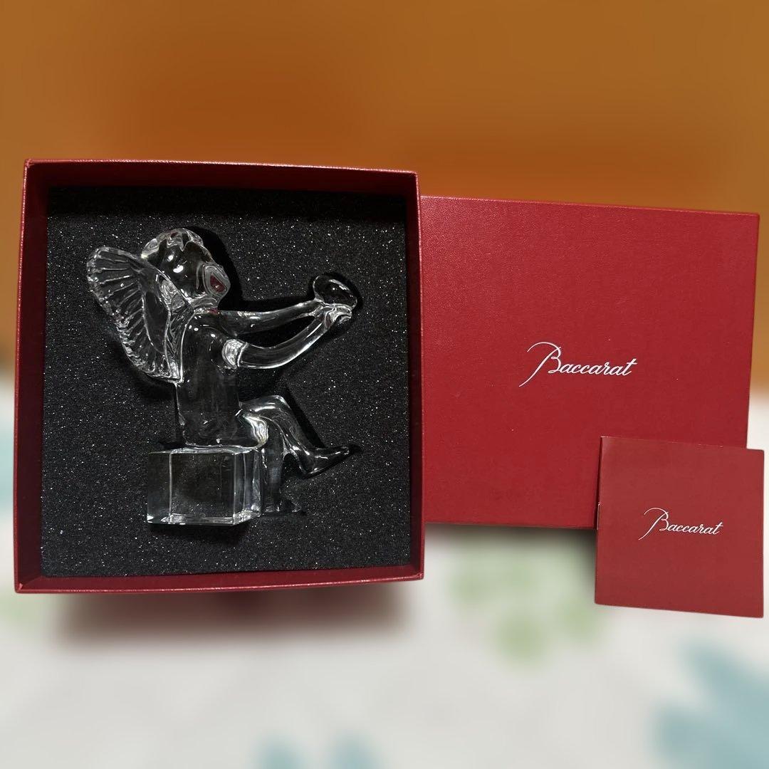 新品Baccarat バカラ　天使エンジェル 置物　クリスタル　ガラス