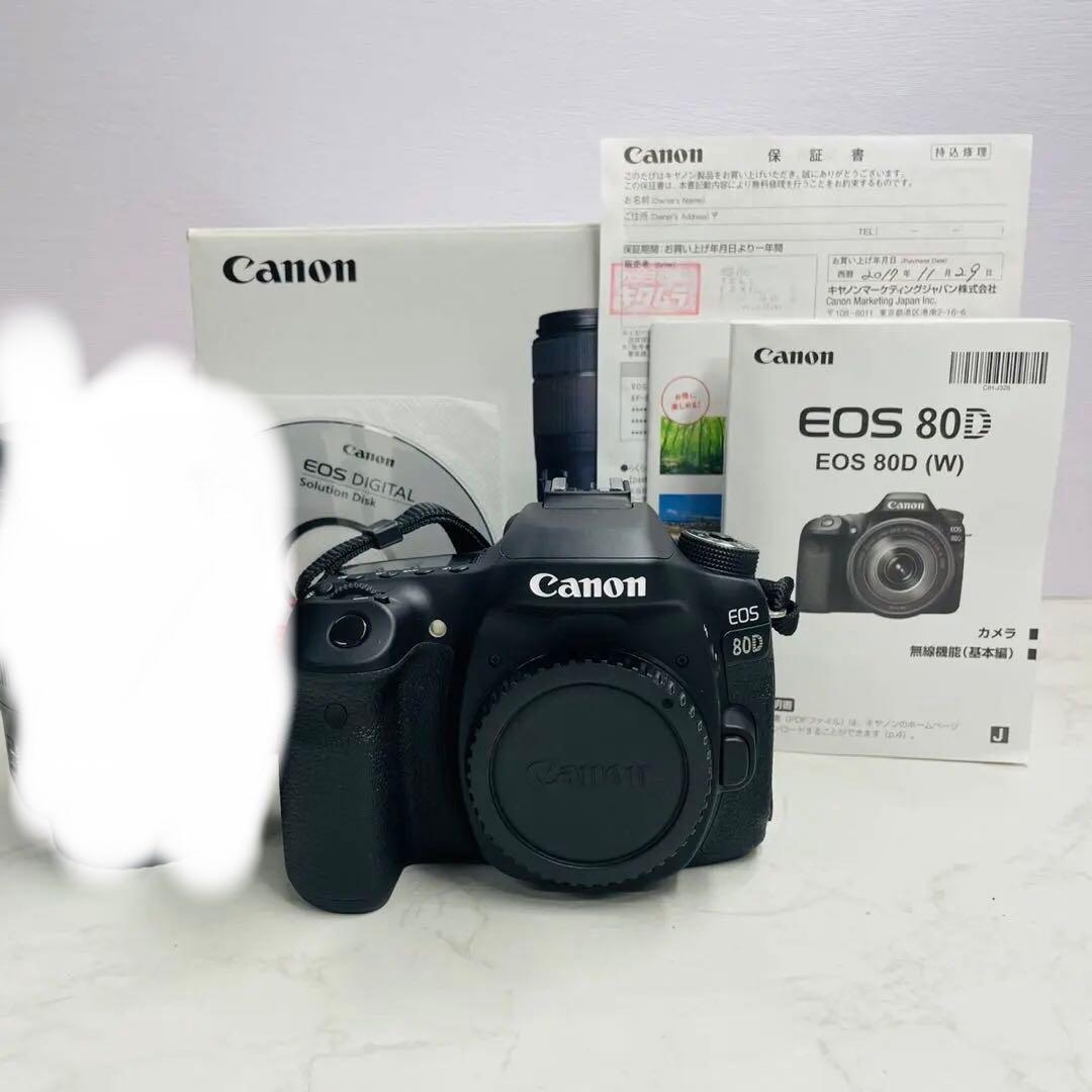 Canon EOS 80D ショット数126枚 デジタル一眼レフ WW8003
