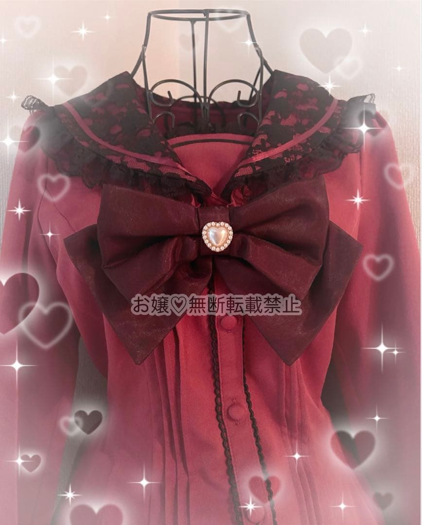 ✨️美品✨️Secret Honey セットアップ セーラー 赤 黒 地雷系 量産型