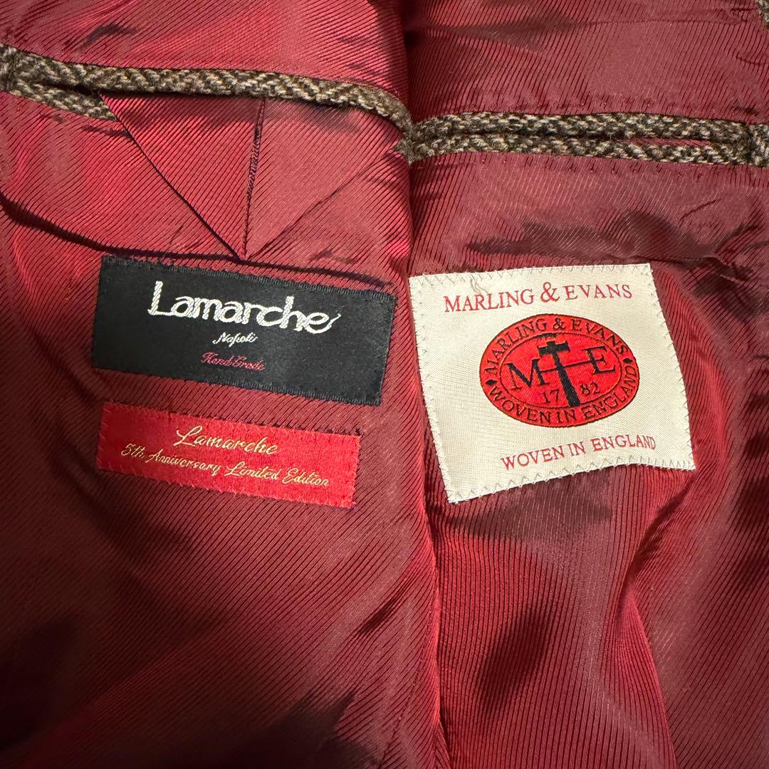 近年極美品　リングジャケット製　5周年限定　ツイードテーラードジャケット　総柄