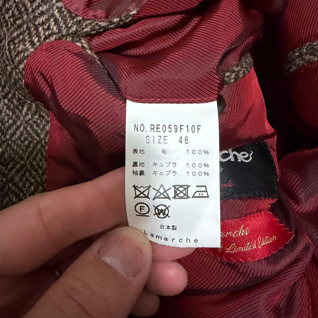 近年極美品　リングジャケット製　5周年限定　ツイードテーラードジャケット　総柄