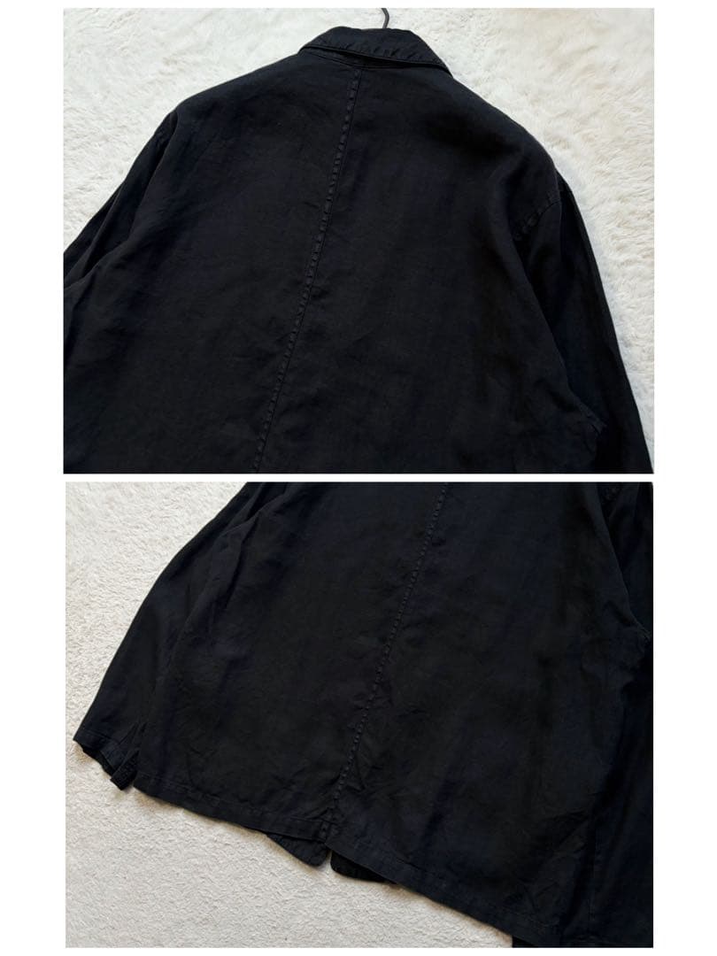 美品✨ネストローブコンフェクト ハードマンズ ヘンプ ワークジャケット 黒 XL