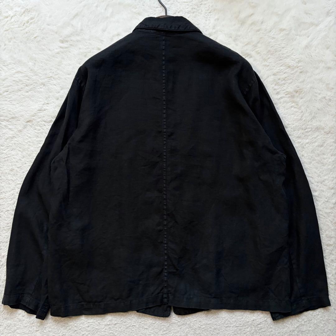 美品✨ネストローブコンフェクト ハードマンズ ヘンプ ワークジャケット 黒 XL