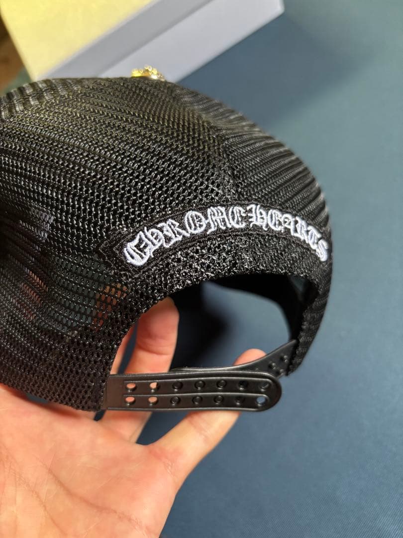 Chrome Hearts トラッカーハット ホワイト/ブラック クロムハーツ