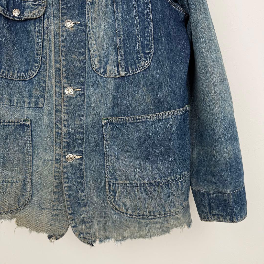 Anvil Brand 40s 50s ビンテージ ボロ デニム カバーオール