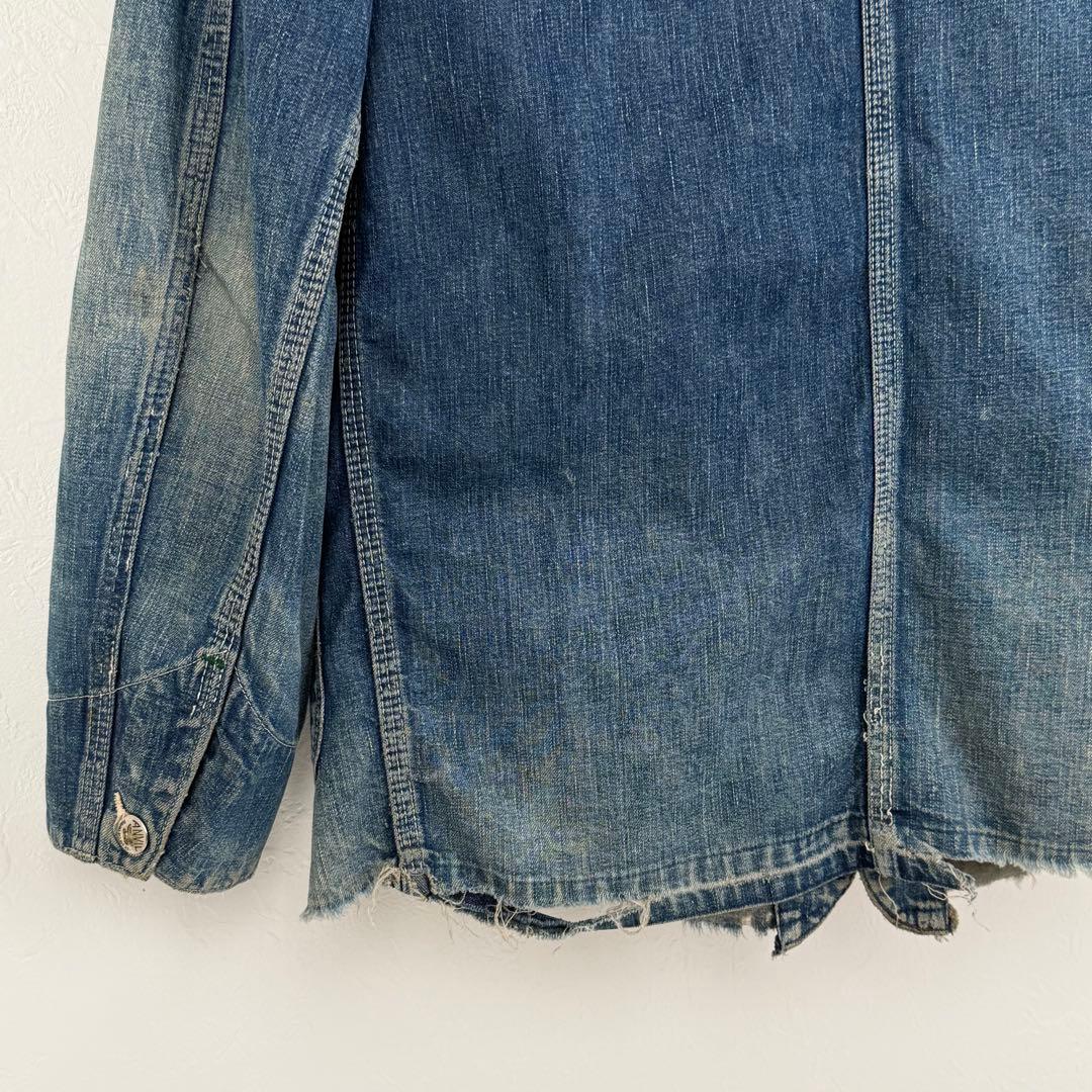 Anvil Brand 40s 50s ビンテージ ボロ デニム カバーオール