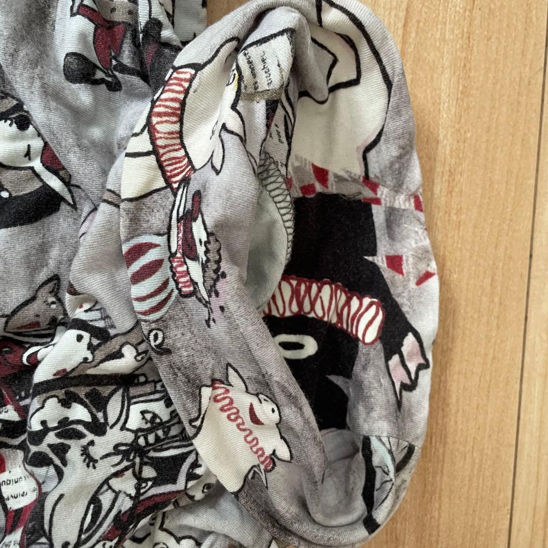 ✨未使用保管✨　ALBEROBELLO カットソー　長袖　総柄　グレー　動物