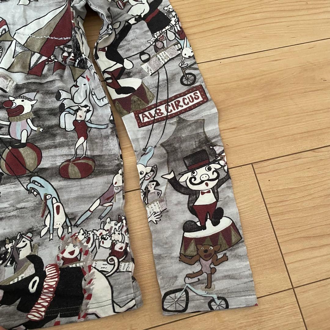 ✨未使用保管✨　ALBEROBELLO カットソー　長袖　総柄　グレー　動物