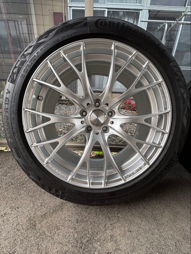 Weds 19インチ ホイールセット 235/50R19 ウェッズスポーツ