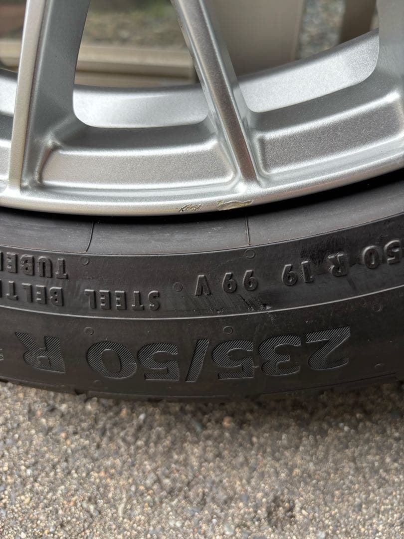 Weds 19インチ ホイールセット 235/50R19 ウェッズスポーツ