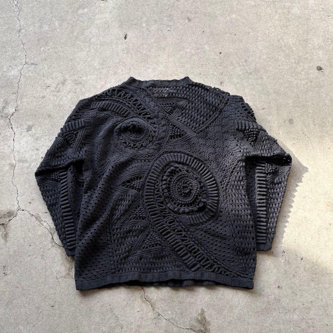 90s Yoshiyuki Konishi ficce 立体デザインニット
