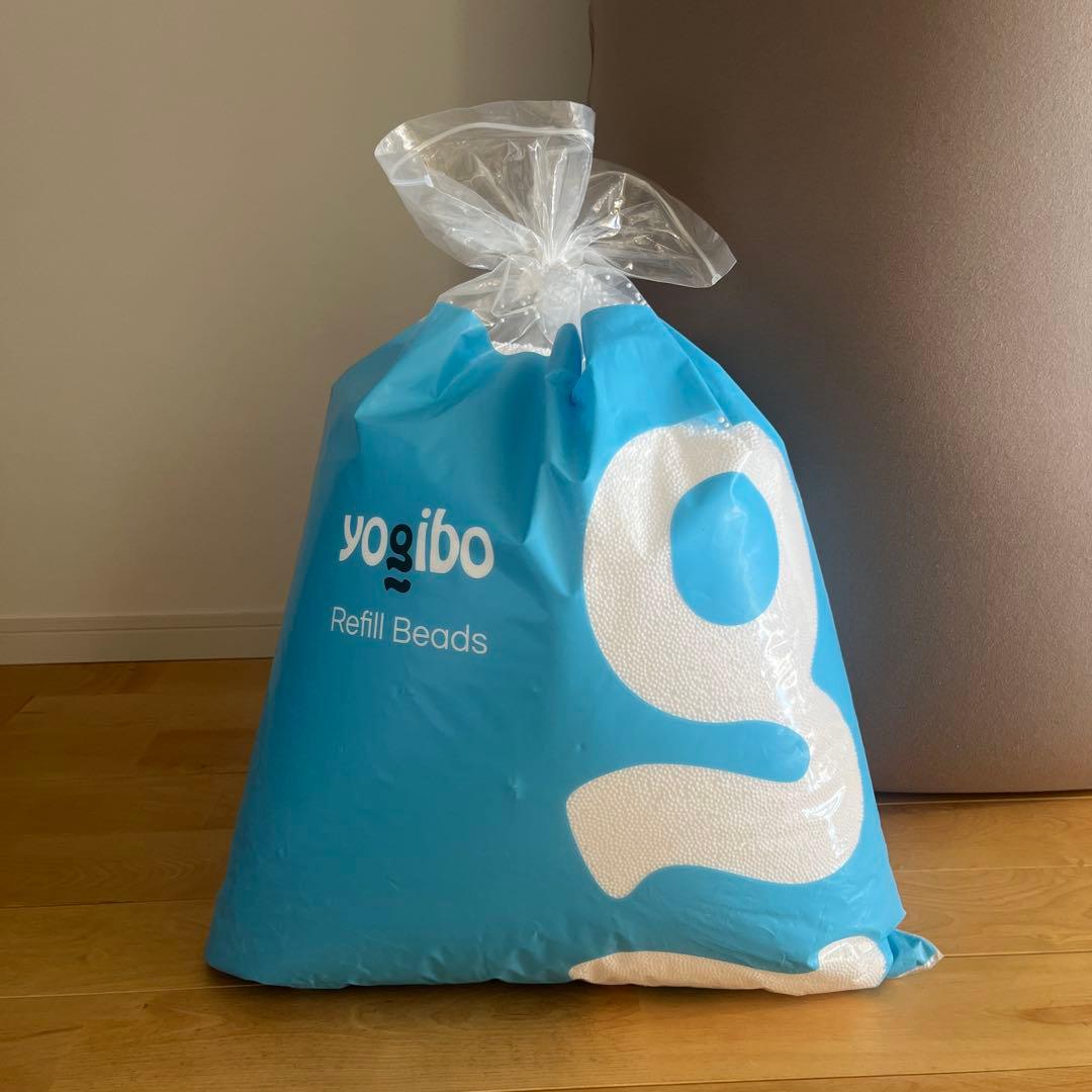 【シュウ】Yogibo Max ビーズクッション ライトグレー