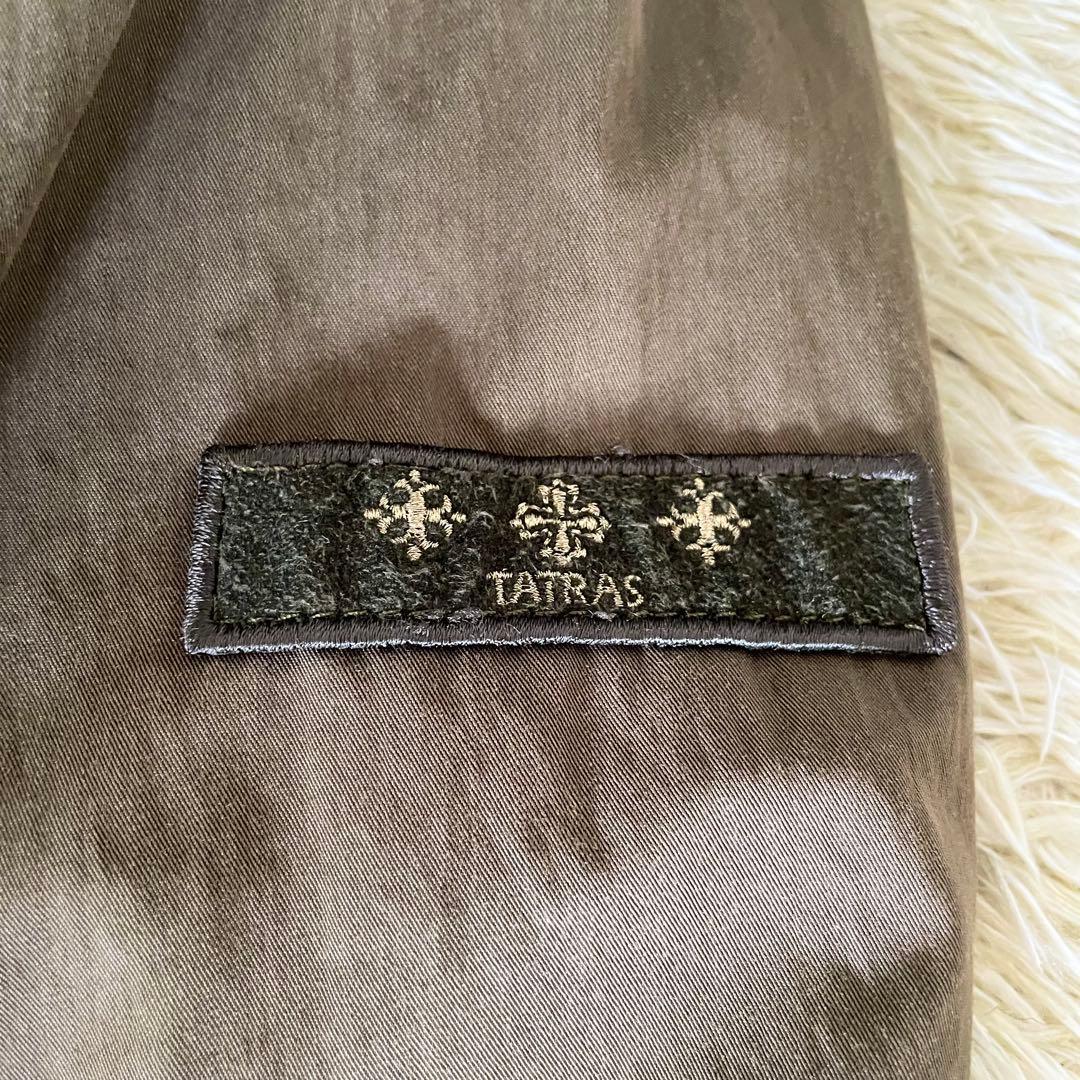 TATRAS タトラス フード付きモッズコート カーキ 03