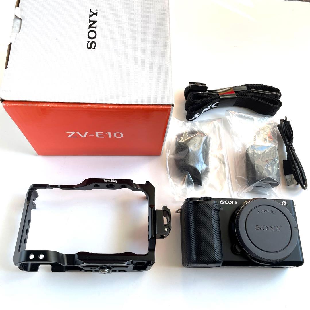 SONY ZV-E10 ミラーレス一眼 本体と付属品　smallRig のリグ