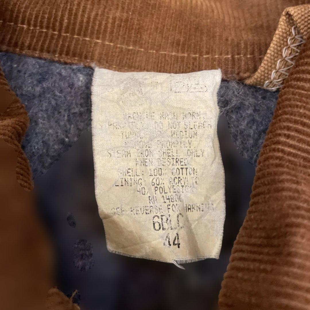 Carhartt ブラウン ダック カバーオール チョアコート 6BLC デニム