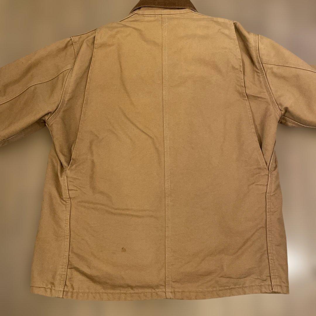 Carhartt ブラウン ダック カバーオール チョアコート 6BLC デニム