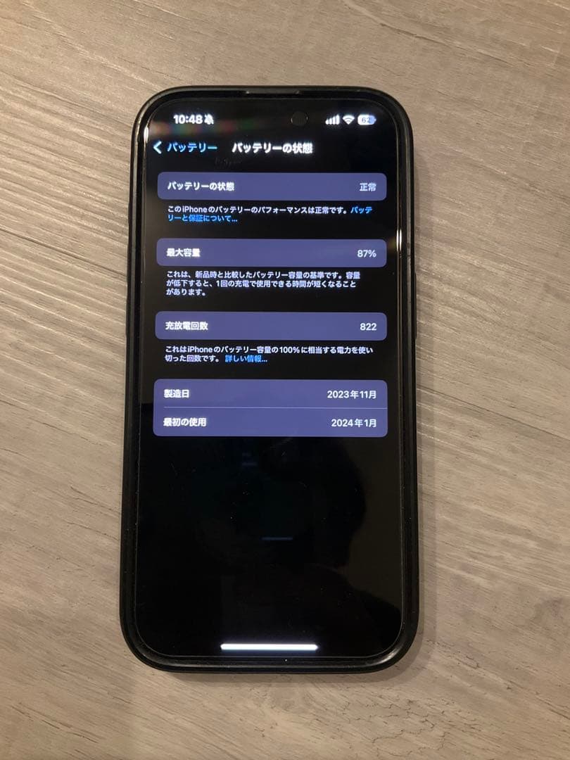 付属付きiPhone 15Pro ブラックチタニウム256GB SIMフリー