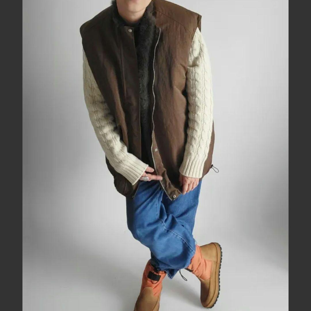 ALWEL　REVERSIBLE　SLEEVELESS JACKET