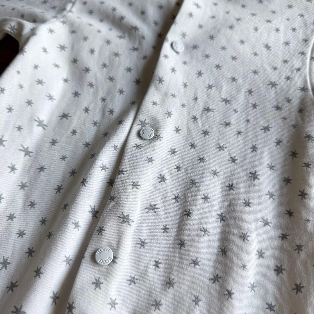 【箱あり】babyDior 星柄ロンパース＆帽子セット