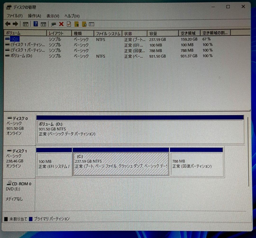 Windowsデスクトップ DELL i7-12700F/32GB/256GB/1TB WiFi
