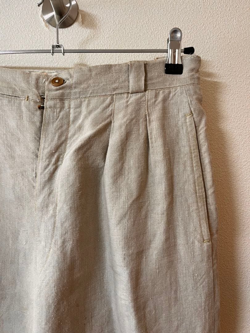 【40's】France Linen Slacks ヴィンテージ