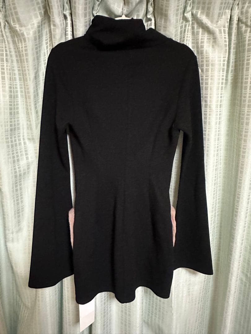 ワンピース Fur pocket mini dress andmary