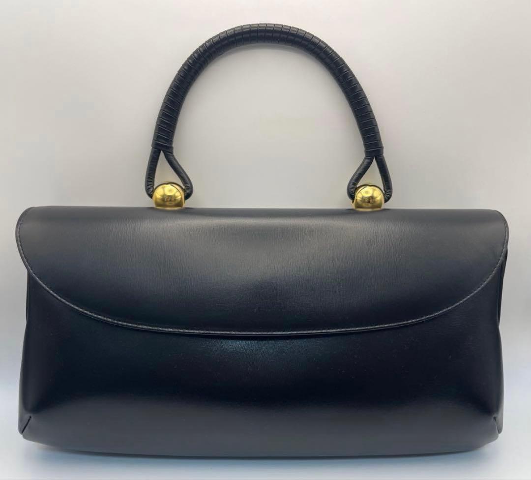 し*ぽ様 ハマノ ロイヤルモデル ハンドバッグ ゴールド金具