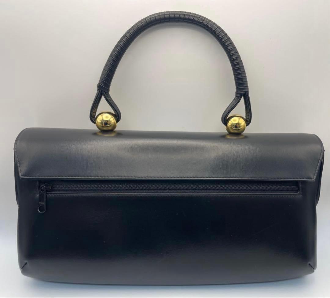 し*ぽ様 ハマノ ロイヤルモデル ハンドバッグ ゴールド金具