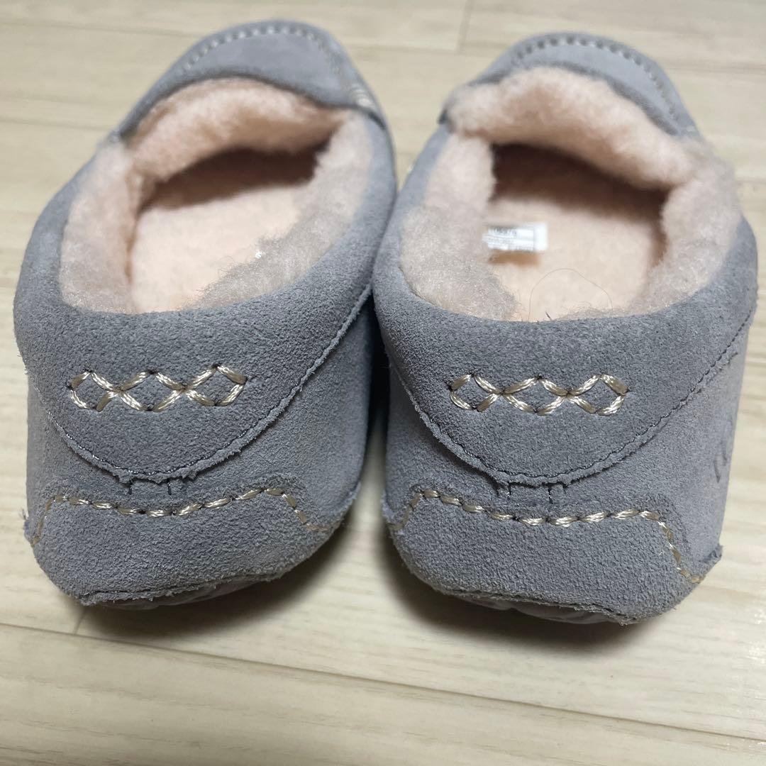 UGGモカシン24cmライトグレー