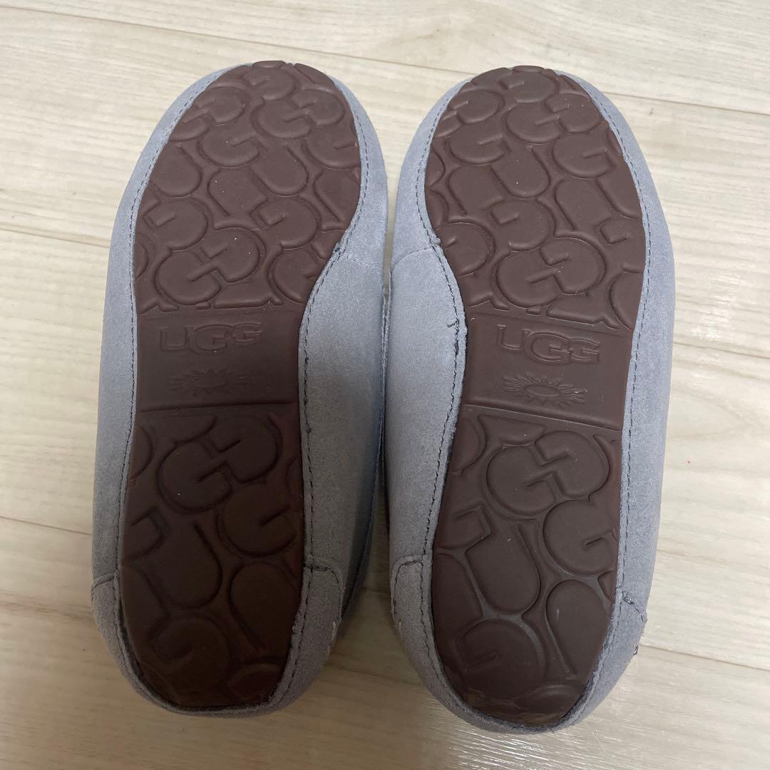 UGGモカシン24cmライトグレー