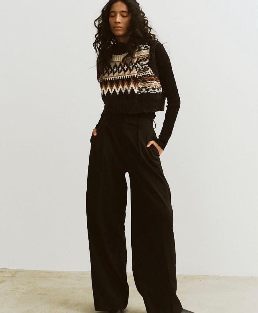 machattマチャット＊ノルディックニットベスト