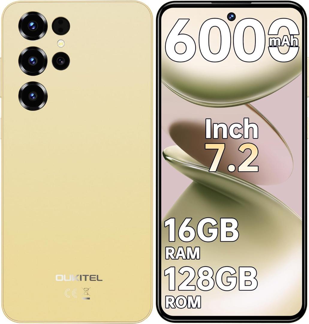 【新品未使用】OUKITEL C68 Simフリー スマホ ゴールド