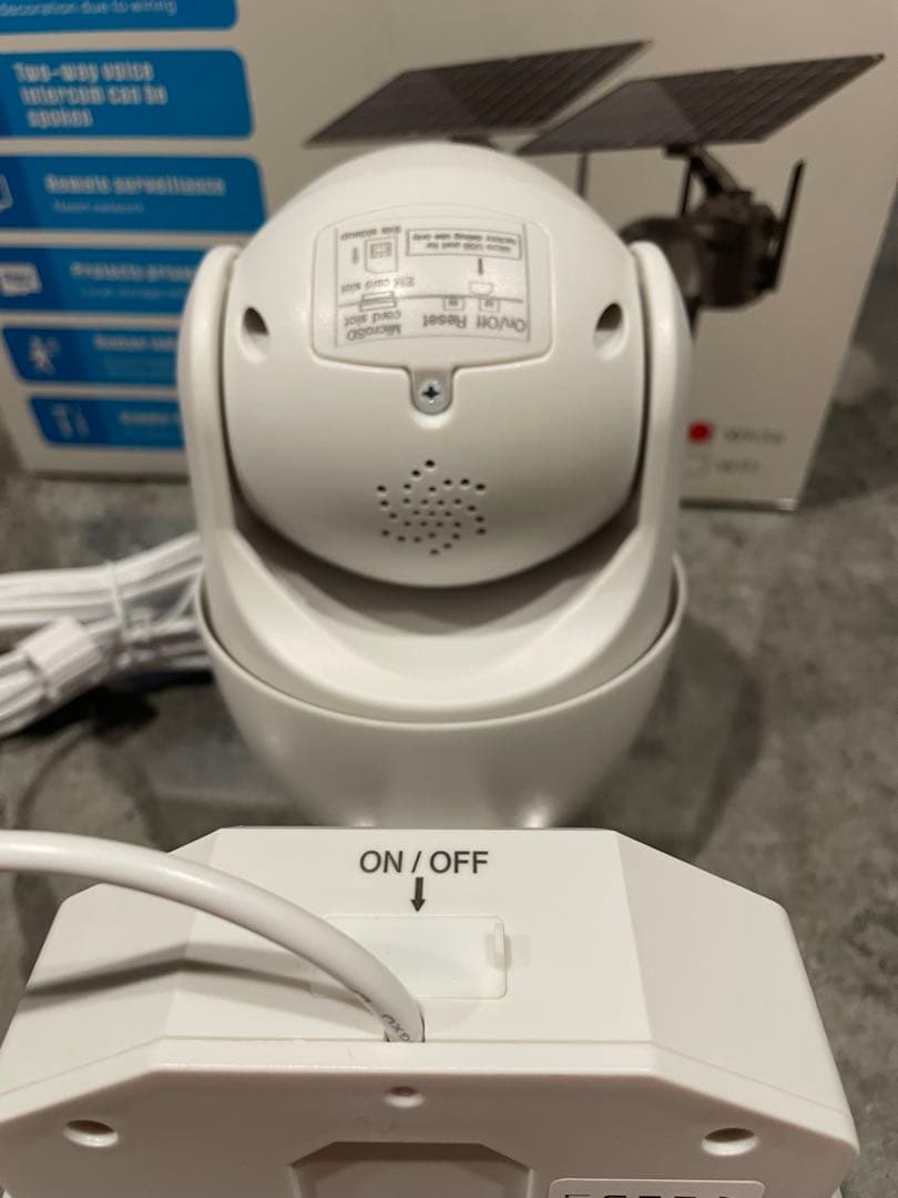 防犯カメラ4G simカード版wifi不要　Alert PTZ Camera美品