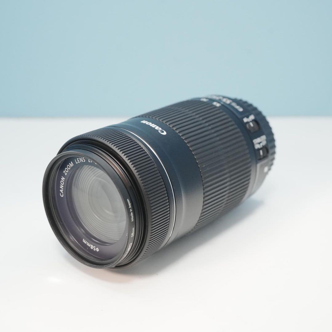 Canon純正 55-250mm 望遠レンズ 極美品 a5232