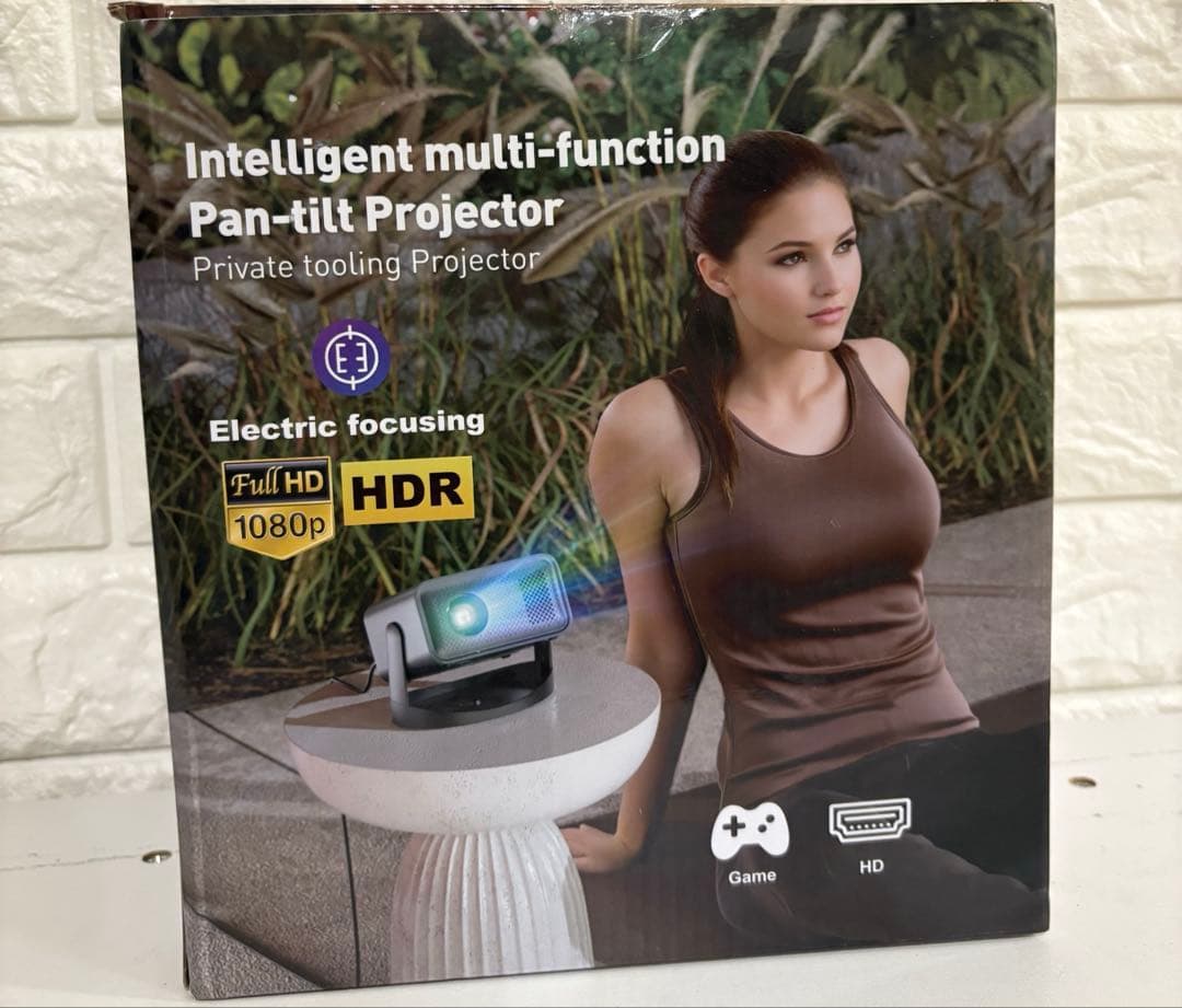 プロジェクター WiFi & Bluetooth 内蔵自動台形補正フォーカス