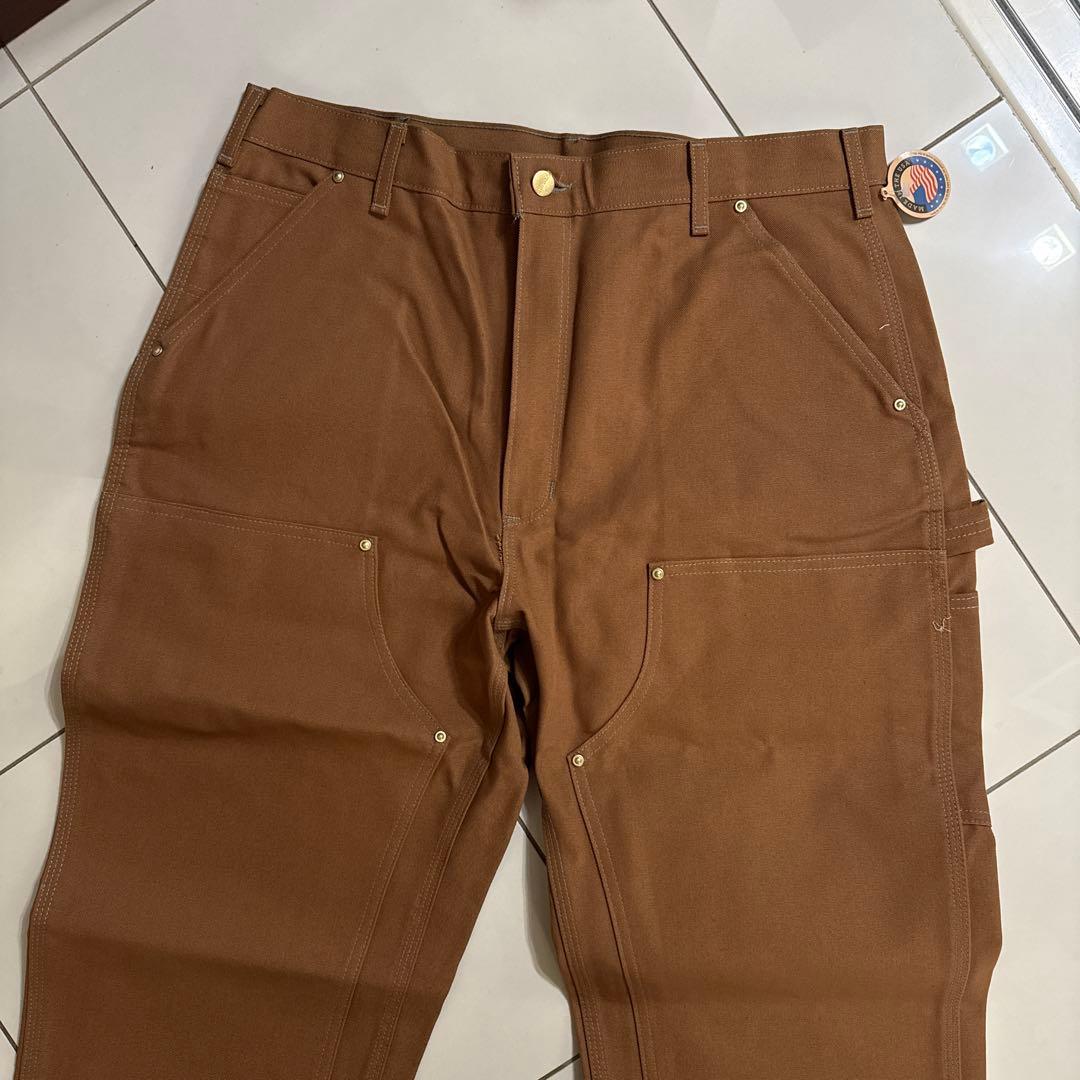 00's Carhartt ダブルニーペインターパンツ BRN w36 タグ付き