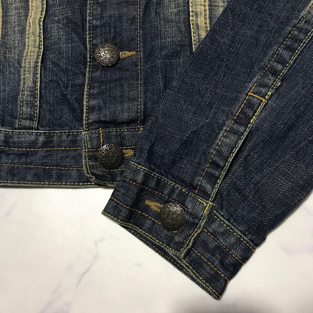 Y2K archive embroidery jean jacket L 平成