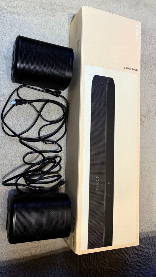 Sonos Beam gen2 + Sonos One SL 2台セット