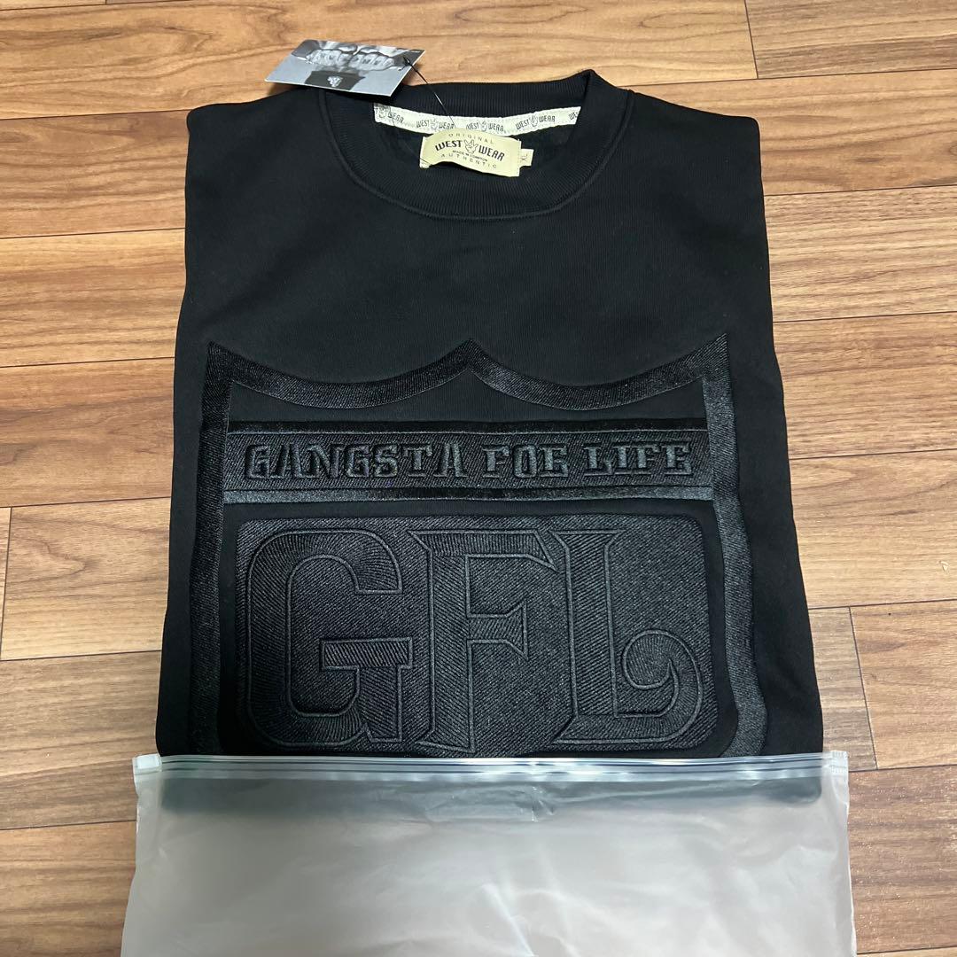 WEST WEAR GANGSTA FOR LIFE トレーナー XL