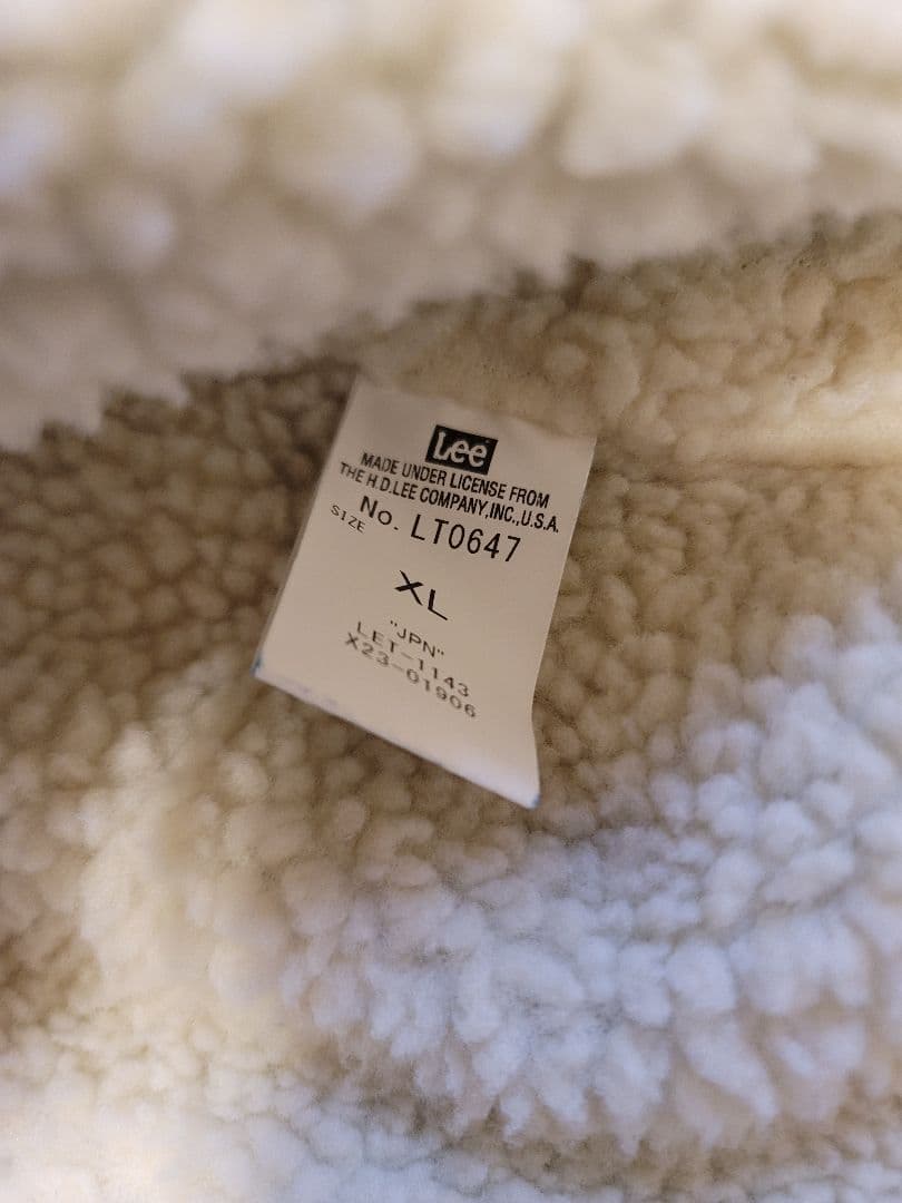LEE Storm Rider XL ボア　デニムジャケット