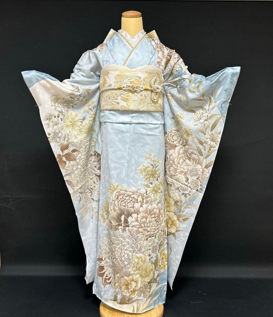 振袖未仕立て2枚