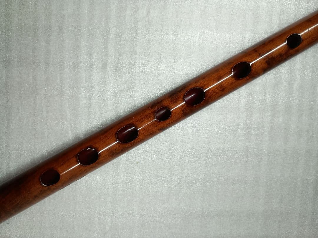ワダ楽器　木製 篠笛 八本調子　蝴蝶