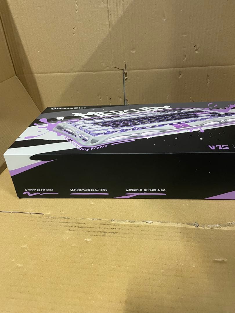 GravaStar Mercury V75 キーボード テンキーレス ホワイト