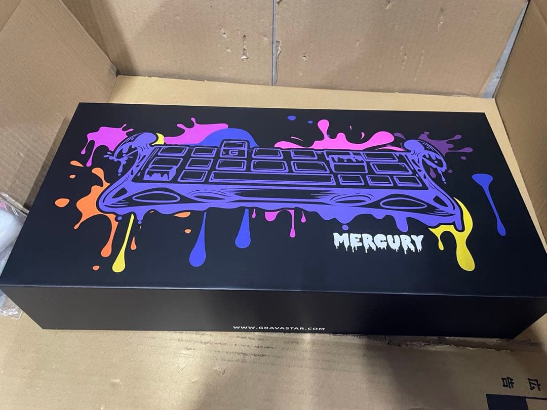 GravaStar Mercury V75 キーボード テンキーレス ホワイト