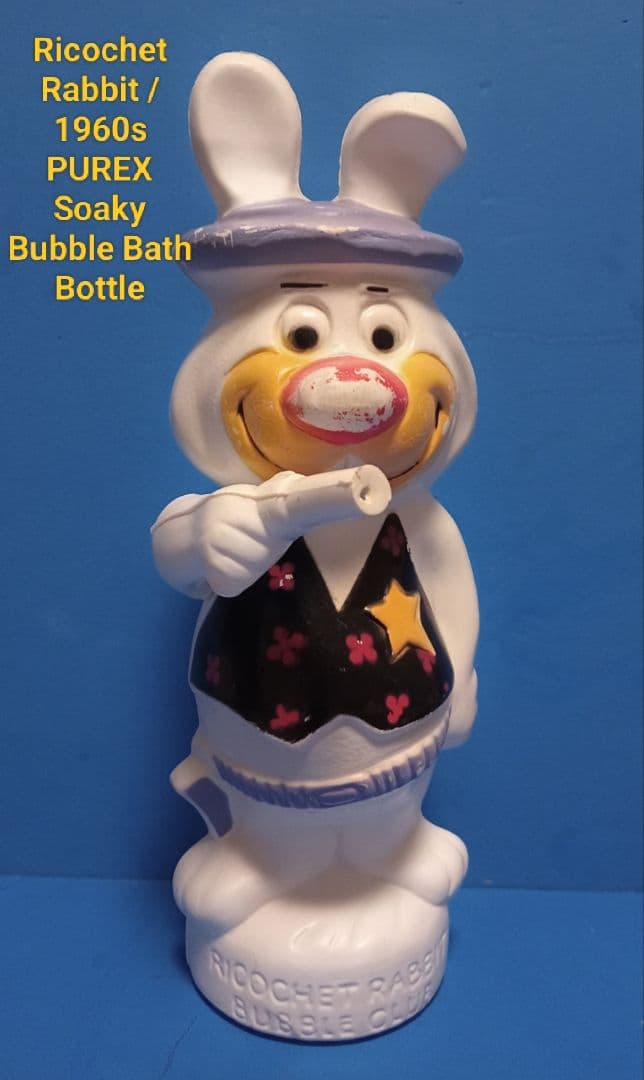 レア 1960s米国 ビンテージソーキー ソープボトル リコシェットラビット