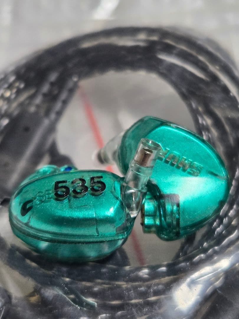 SHURE SE535LTD 翡翠カラー knowlesフィルタ新品　おまけ付き