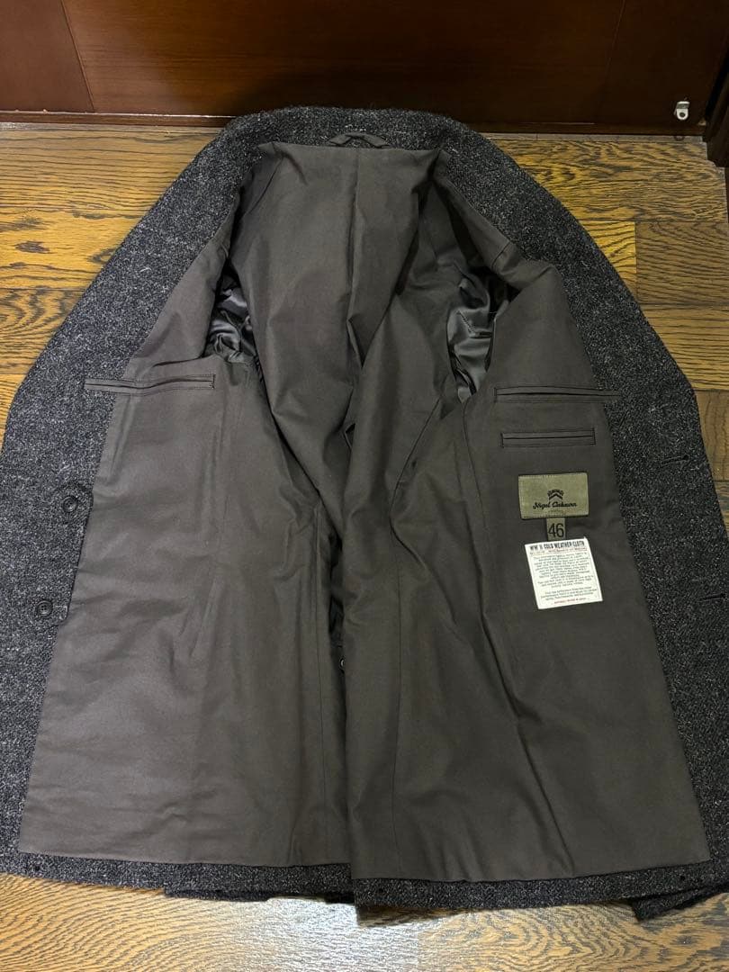 【未使用に近い】ナイジェルケーボン/マロリージャケット/チャコール/46サイズ