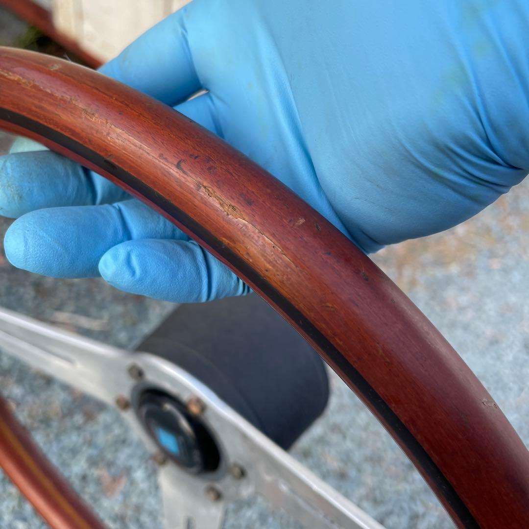 ナルディ　ウッドステアリング　当時物